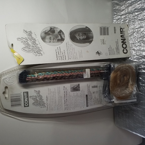 CONAIR NWT QUICK EXTENSIONS Styling KIT and Replacement Pack NEW - Picture 2 of 5